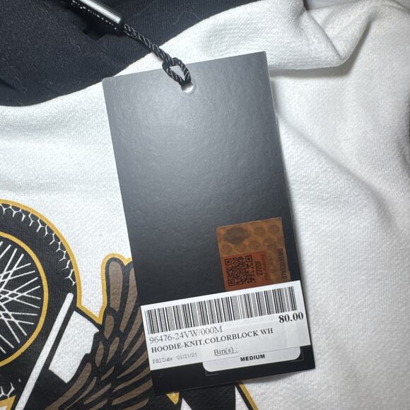 NWT Harley Davidson Women's Motorcycle Graphic Hoodie Sweatshirt Size Medium - Picture 2 of 9